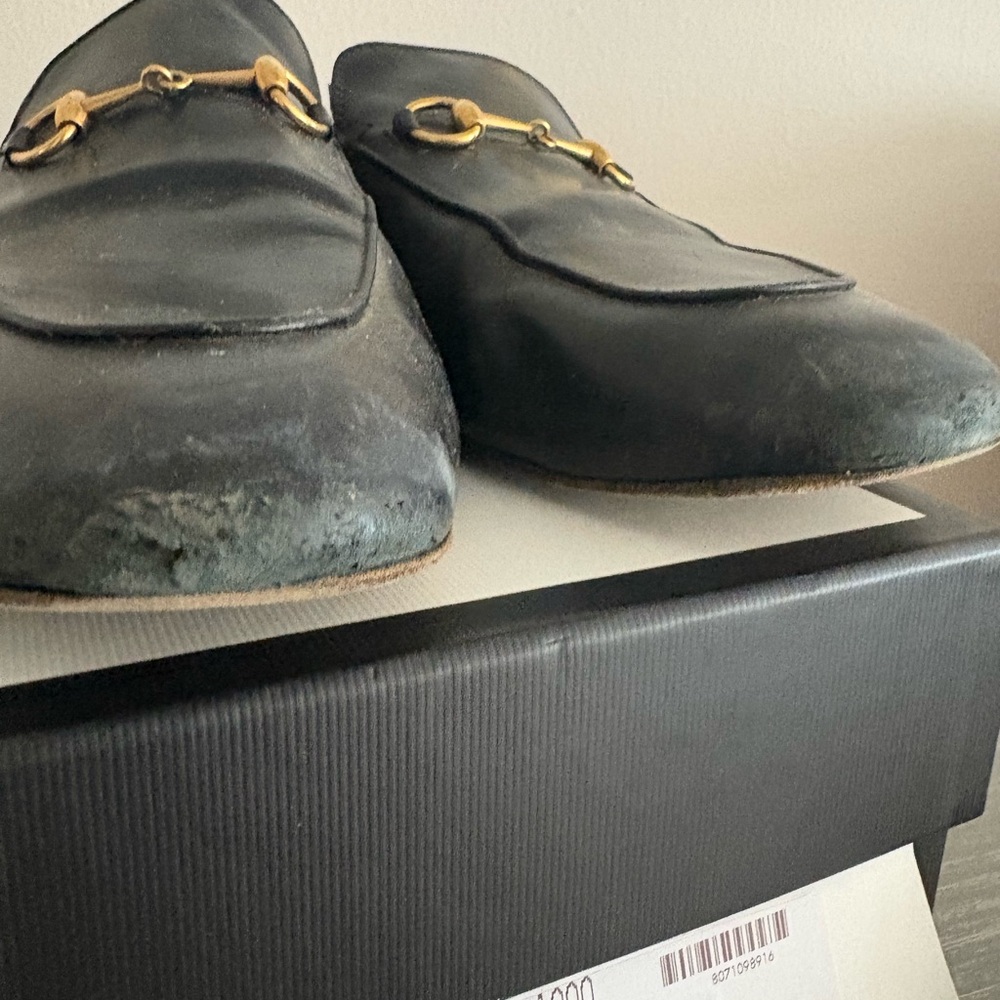 Gucci Women Princetown Leather Mules 42 - Picture 3 of 11